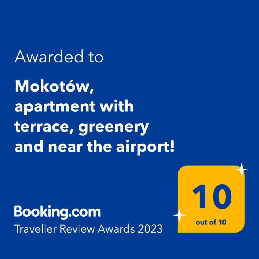 Mokotow, Apartment With Terrace, Greenery And Near The Airport! Warszawa Eksteriør billede